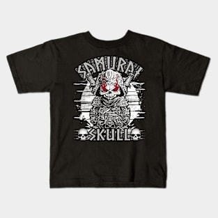 Spirit of the Samurai skull - funny quotes Kids T-Shirt